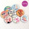 Chapas para bodas divertidas .Pack 15