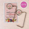 Cuelga bolsos Personalizados para Comunión .Modelo Flores