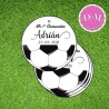Tarjeta Comunión balón de fútbol