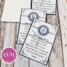 Invitación de comunión MARINERO ANCLA