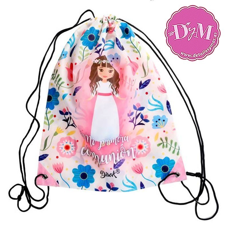 Mochila petate Mi primera Comunión niña