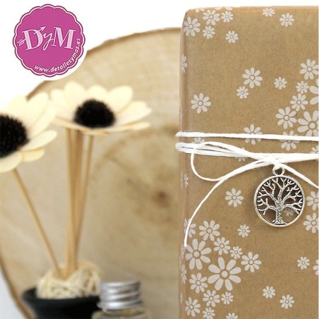 Mikado cerámica  Flor con presentación