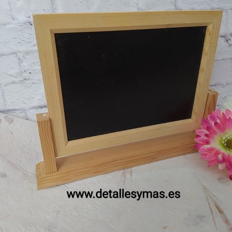 Pizarra desmontable con peana