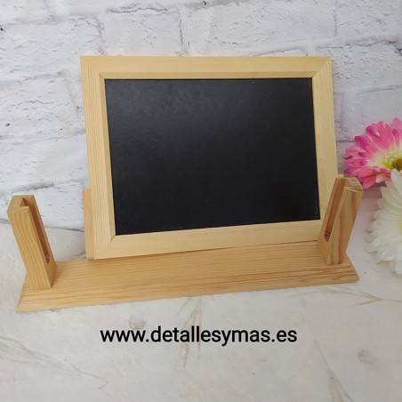 Pizarra desmontable con peana