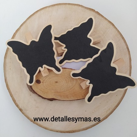 Pizarra mariposa con pinza