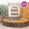 Velas personalizadas Boda Molona