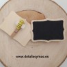 Pizarra vintage con pinza 