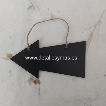 Pizarra flecha para colgar