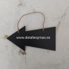 Pizarra flecha para colgar