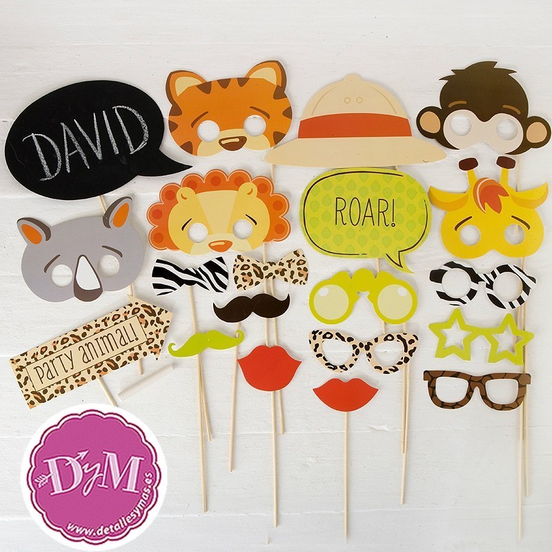 Set de photocall Safari Infantil