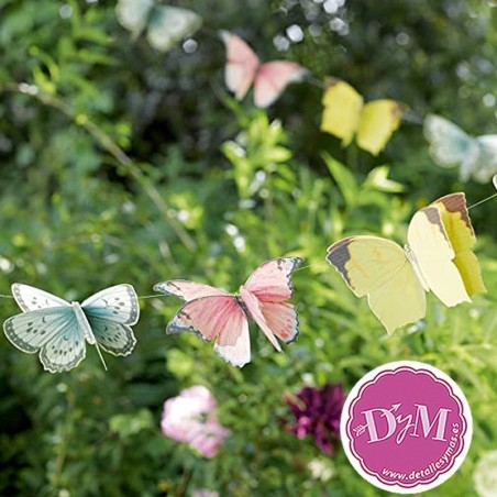 Guirnalda de mariposas 