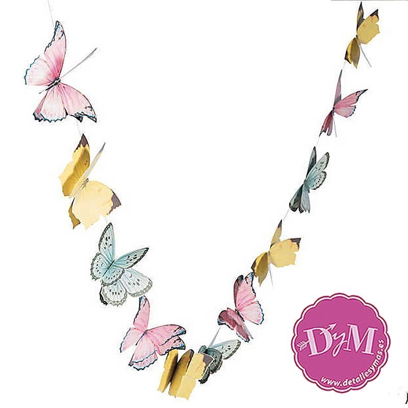 Guirnalda de mariposas 