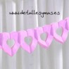 Guirnalda de corazones Rosa