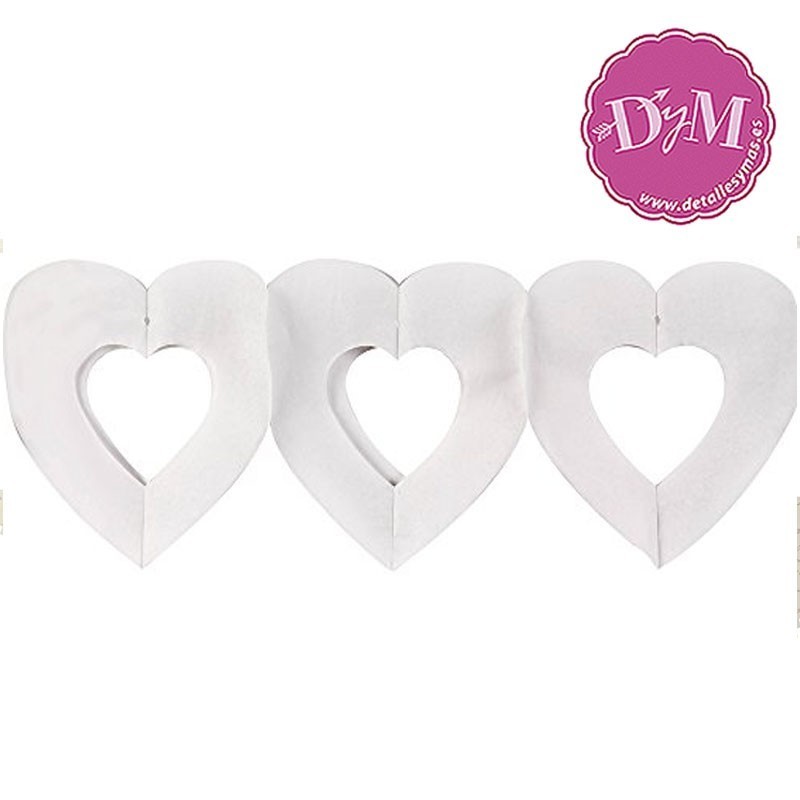 Guirnalda de corazones Rosa