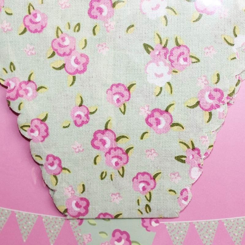 Banderines de tela Roses