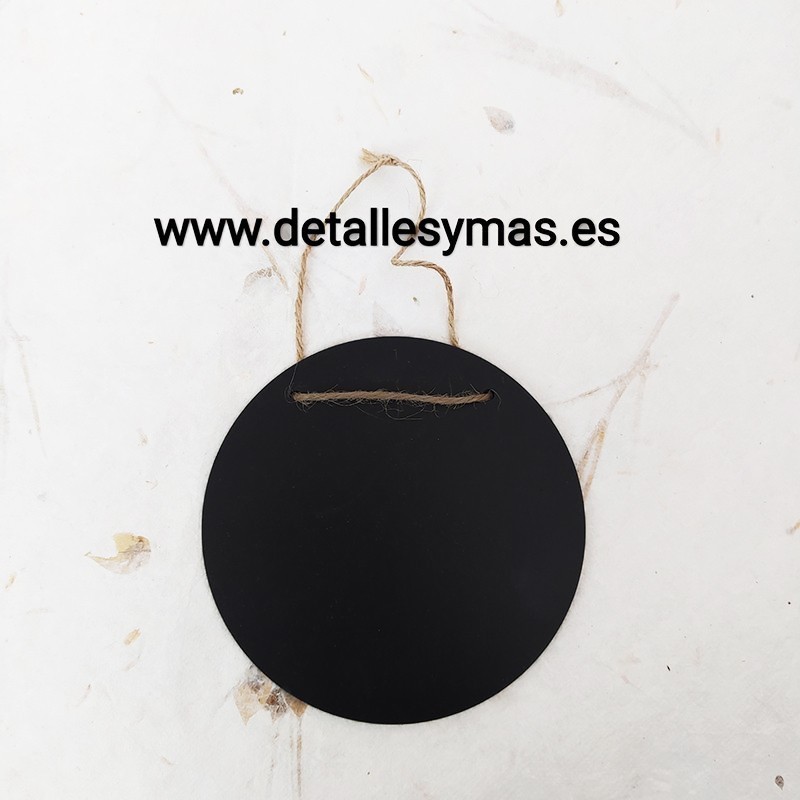 Pizarra redonda para colgar