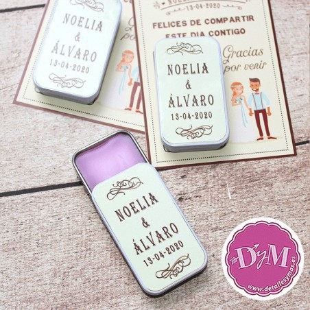 Brillo de labios para Boda "VINTAGE"