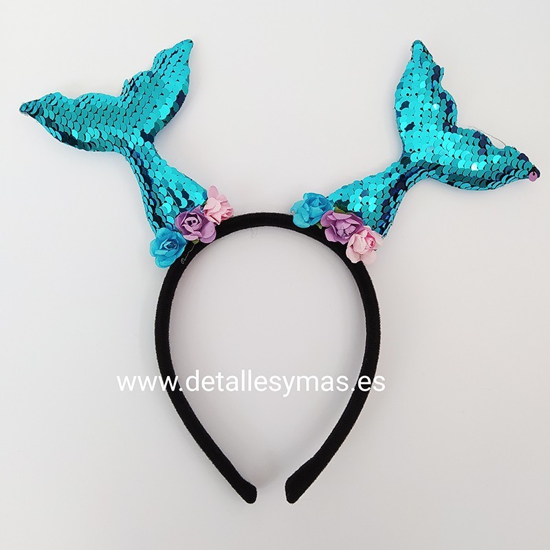 Diadema colas de sirena Lentejuelas