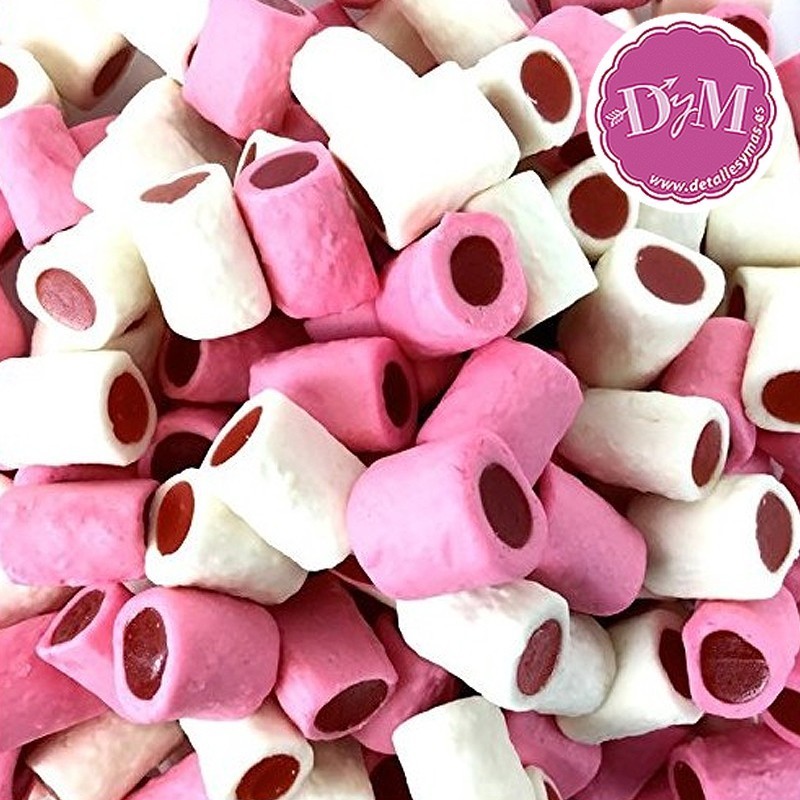 Taco rellenos de fresa y nata