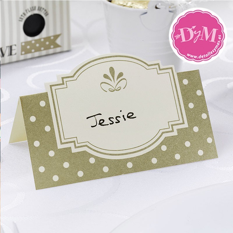 Tarjetas Marca sitios .corazón en oro