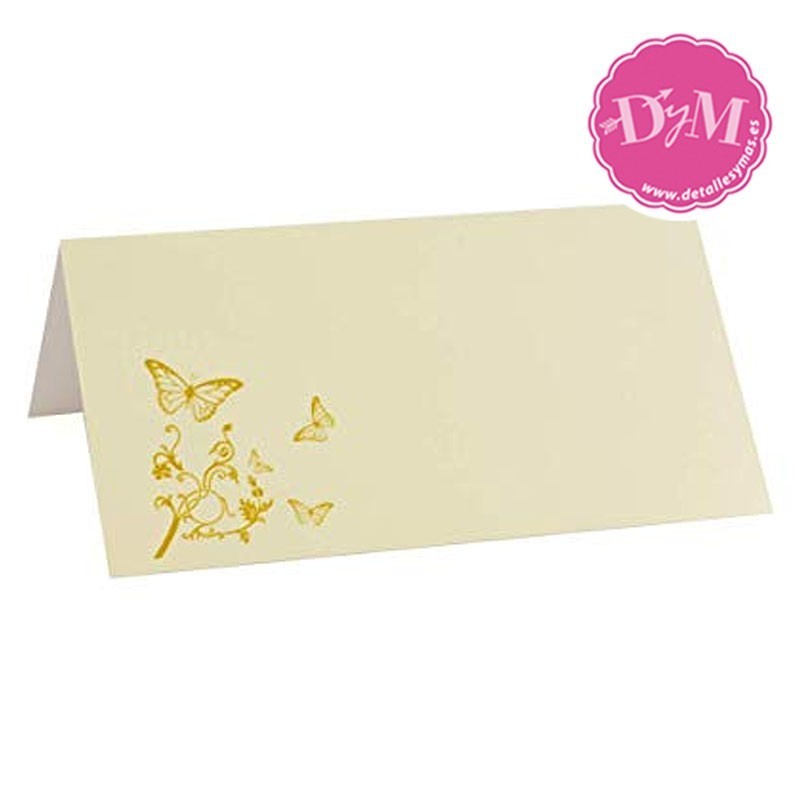 Tarjetas Marca sitios .corazón en oro