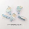 Pinza porta  fotos bebes niño