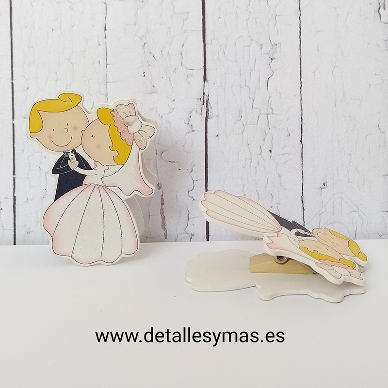 pinzas de novios grandes