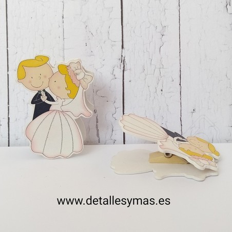 pinzas de novios grandes