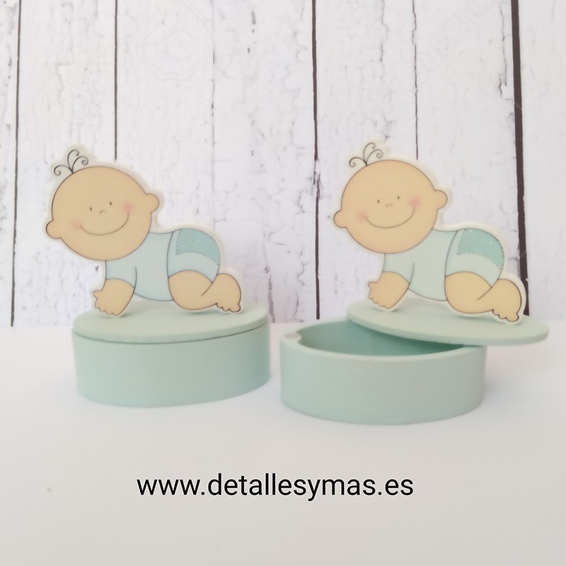 Cajitas bebé gateando