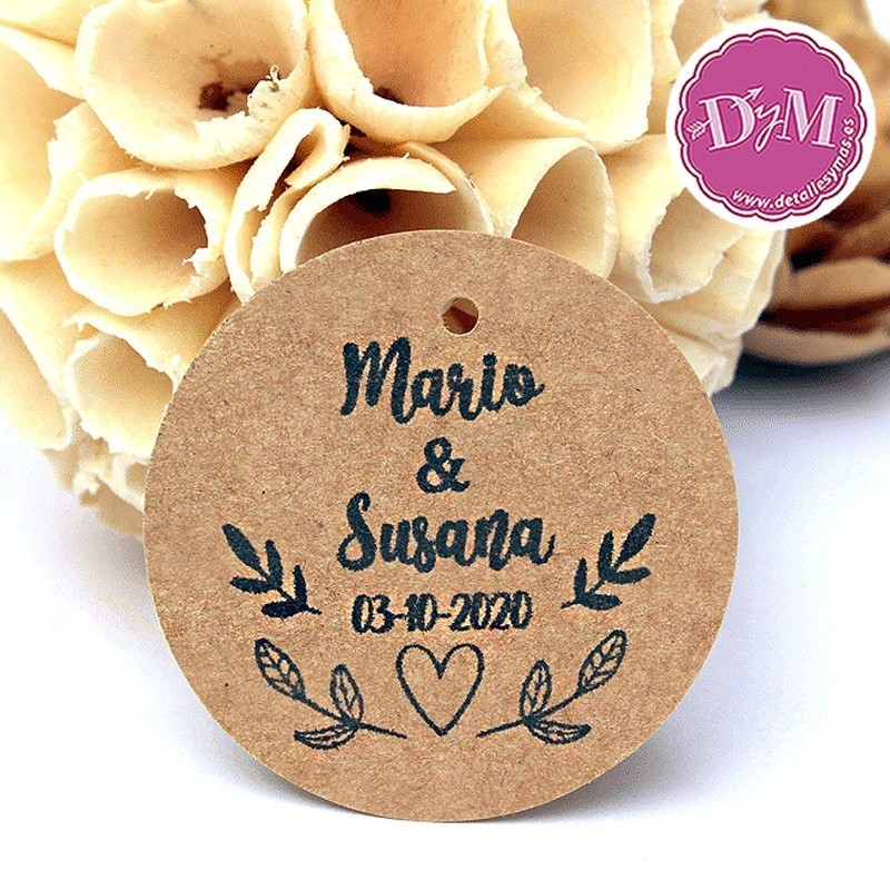 Tarjetas boda  Kraft Chic