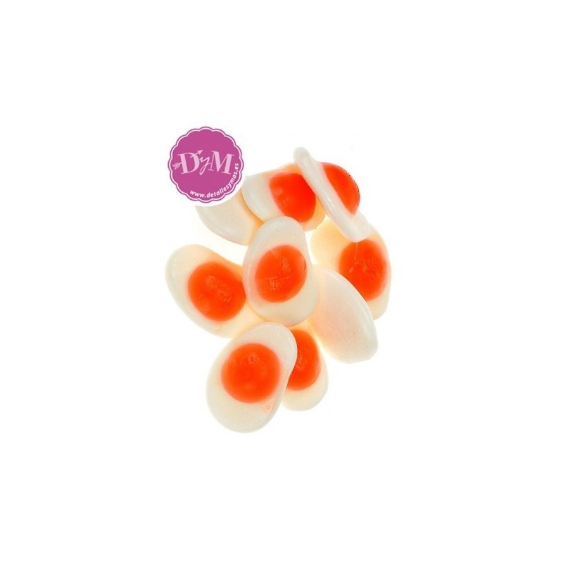 Tarro transparente gominolas bautizo "piececitos"