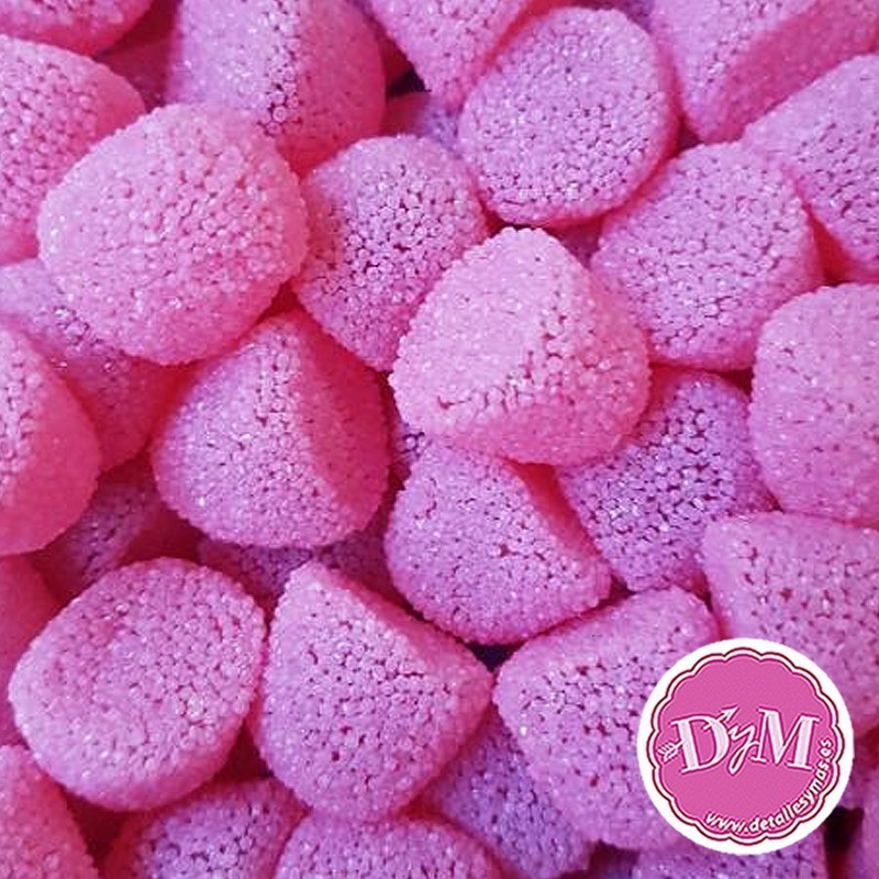 Tarro transparente gominolas bautizo "piececitos"