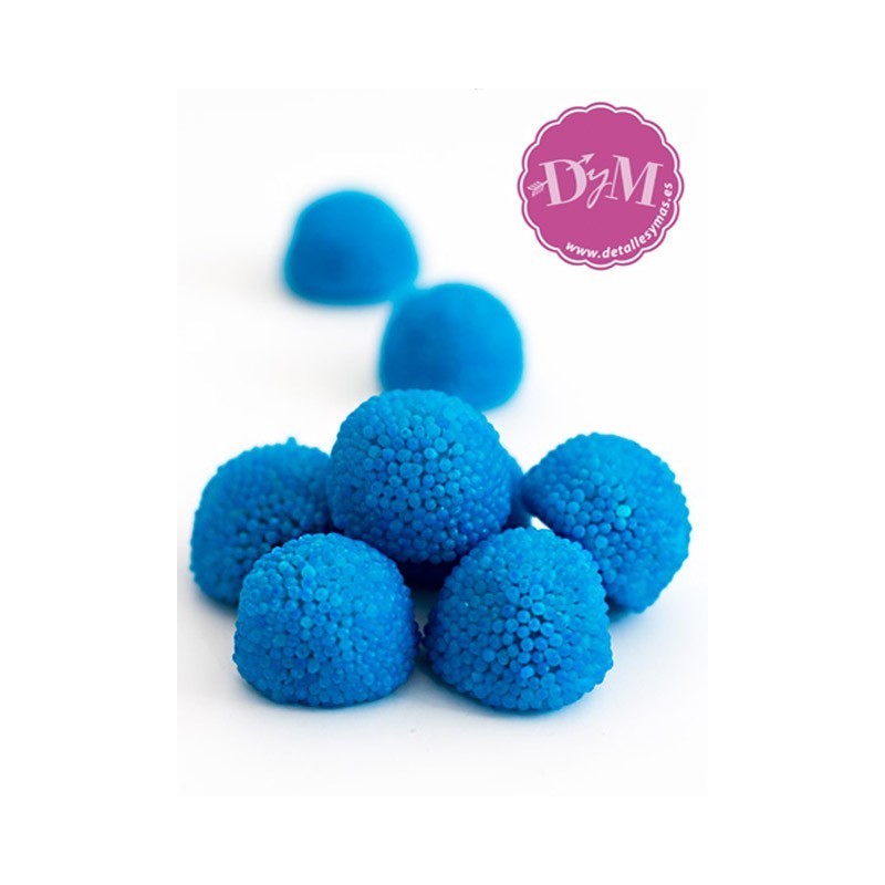 Tarro transparente gominolas bautizo "piececitos"