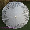 Parasol papel de arroz Filigrana. 82 cms