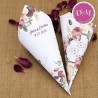 Conos para boda Cottage. Personalizado