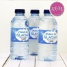 Bandas azules Frozen para botellas de Agua