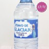 Bandas azules Frozen para botellas de Agua