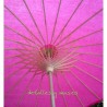 Parasol de papel en Fucsia 