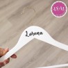 Percha personalizada Blanca