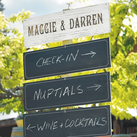 PIZARRAS MADERA DOBLE CARA