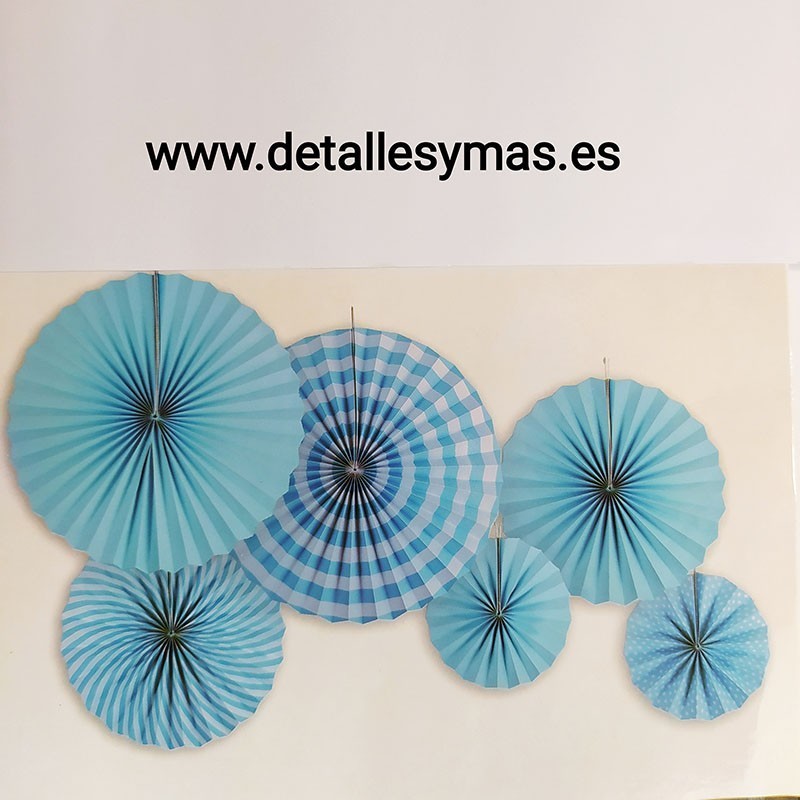 Colgante de abanico de papel