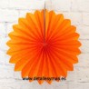 Abanico de papel de seda 25 cms