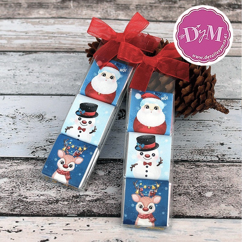 Napolitanas de Chocolate Navideñas