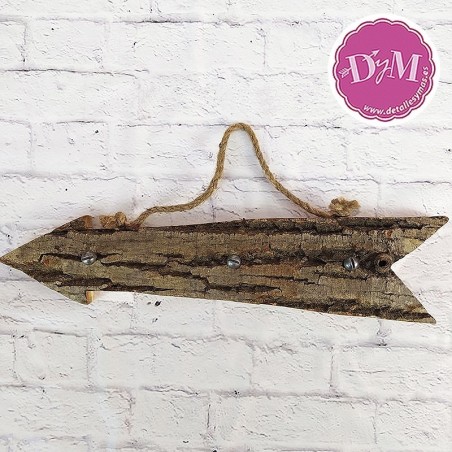 PERCHERO FLECHA RUSTICA