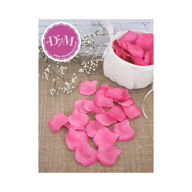 Pétalos de tela .Color Rosa