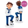 Figura tarta comunión Marinero fútbol