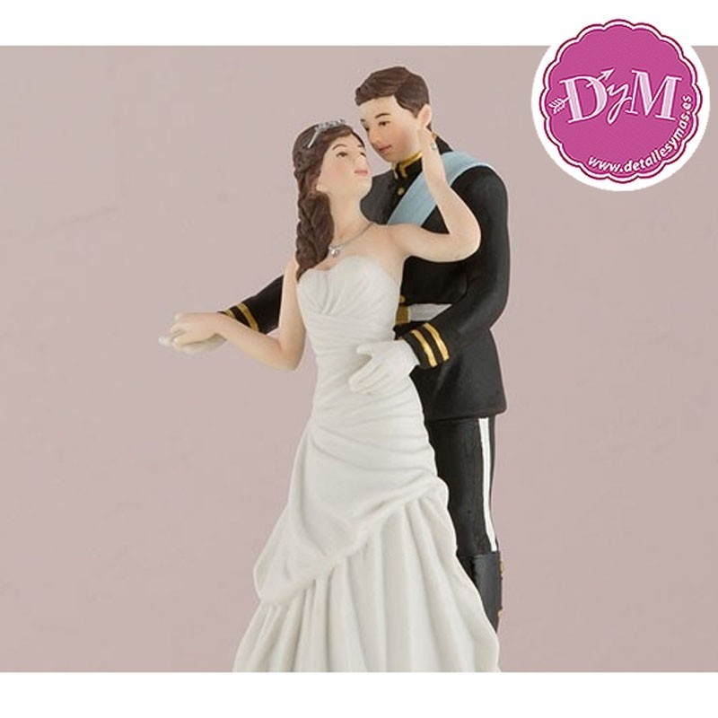 Figura de novios Príncipe y princesa