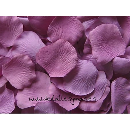 Pétalos de tela .Color lila