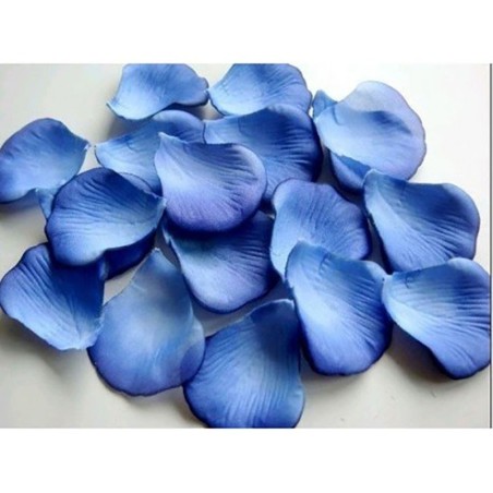 Pétalos de tela .Color Azul