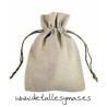 Bolsa de lino. 12 X 15CMS
